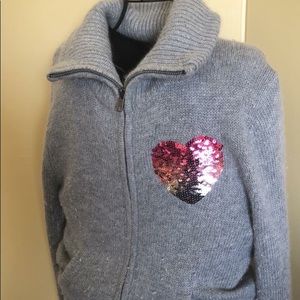 Grey Victoria’s Secret PINK Zip-up
